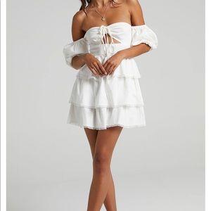 NEW white mini dress